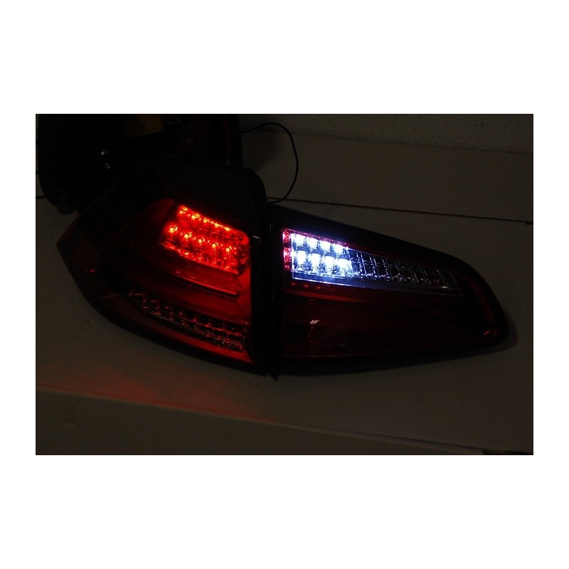 Set Of Rear Tail Lights Volkswagen Golf 7 2013 Led Red Cardna