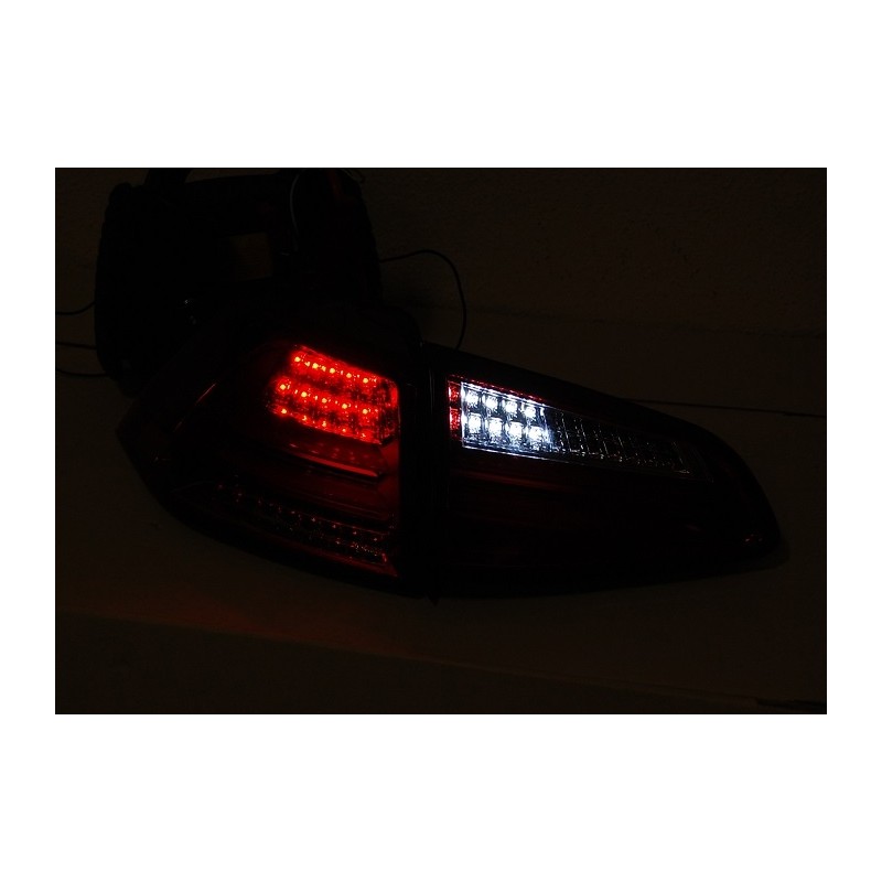 Set Of Rear Tail Lights Volkswagen Golf 7 2013 Led Red Cardna