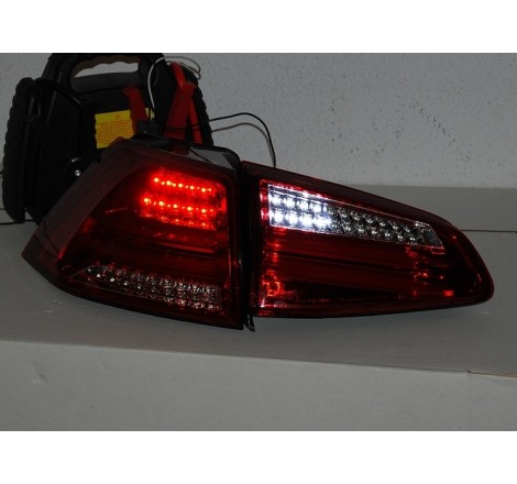 Pilotes arrières VOLKSWAGEN GOLF 7 13 LED RED CARDNA