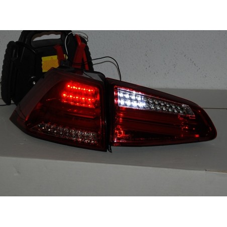 Pilotes arrières VOLKSWAGEN GOLF 7 13 LED RED CARDNA