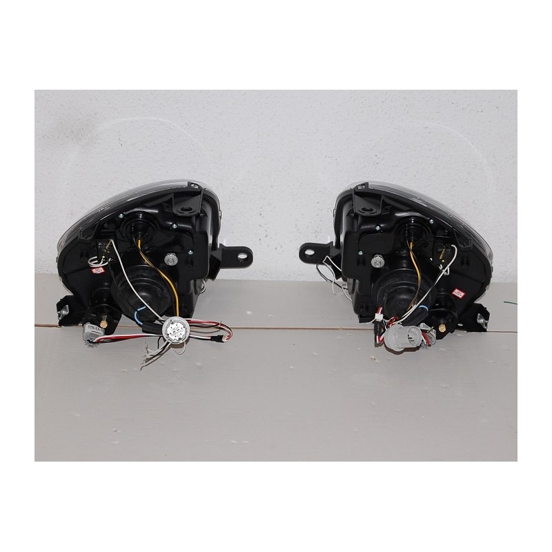 FAROS DELANTEROS FIAT 500 LUZ DIA BLACK