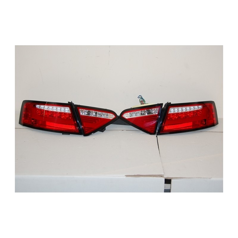 FANALI POSTERIORI AUDI A5 2-4P 07-09 LED RED CARDNA